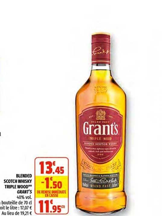 Blended Scotch Whisky Triple Wood Grant's