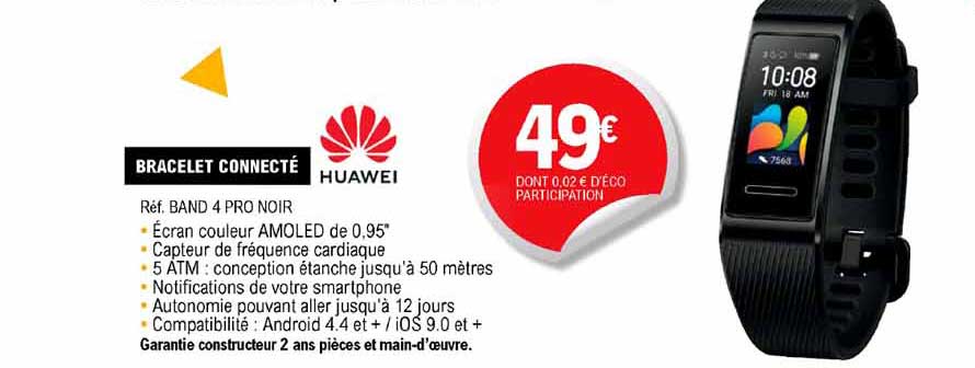 bracelet connecté huawei