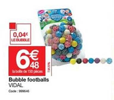 bubble footballs vidal