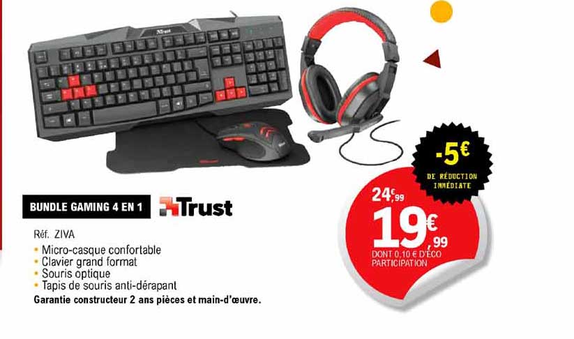 Bundle Gaming 4 En 1 Trust