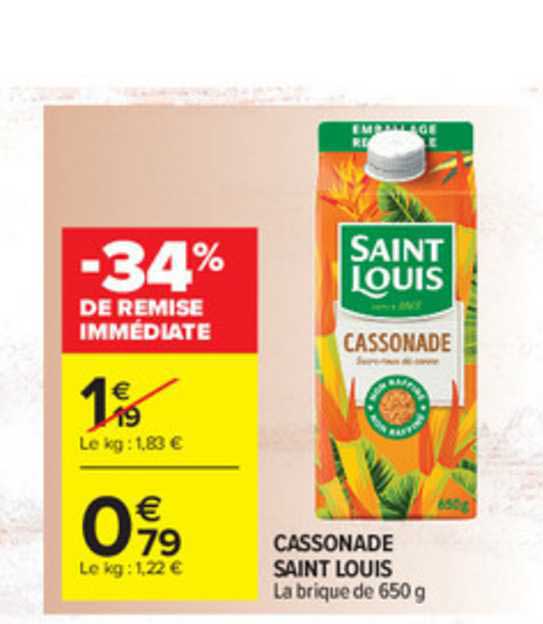 cassonade saint louis