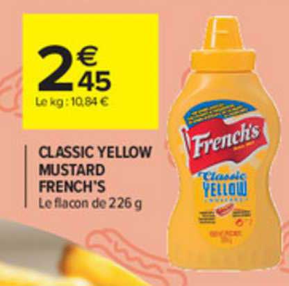 classic yellow mustard french's