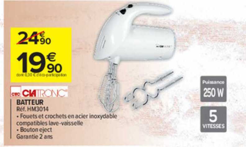 clatronc batteur