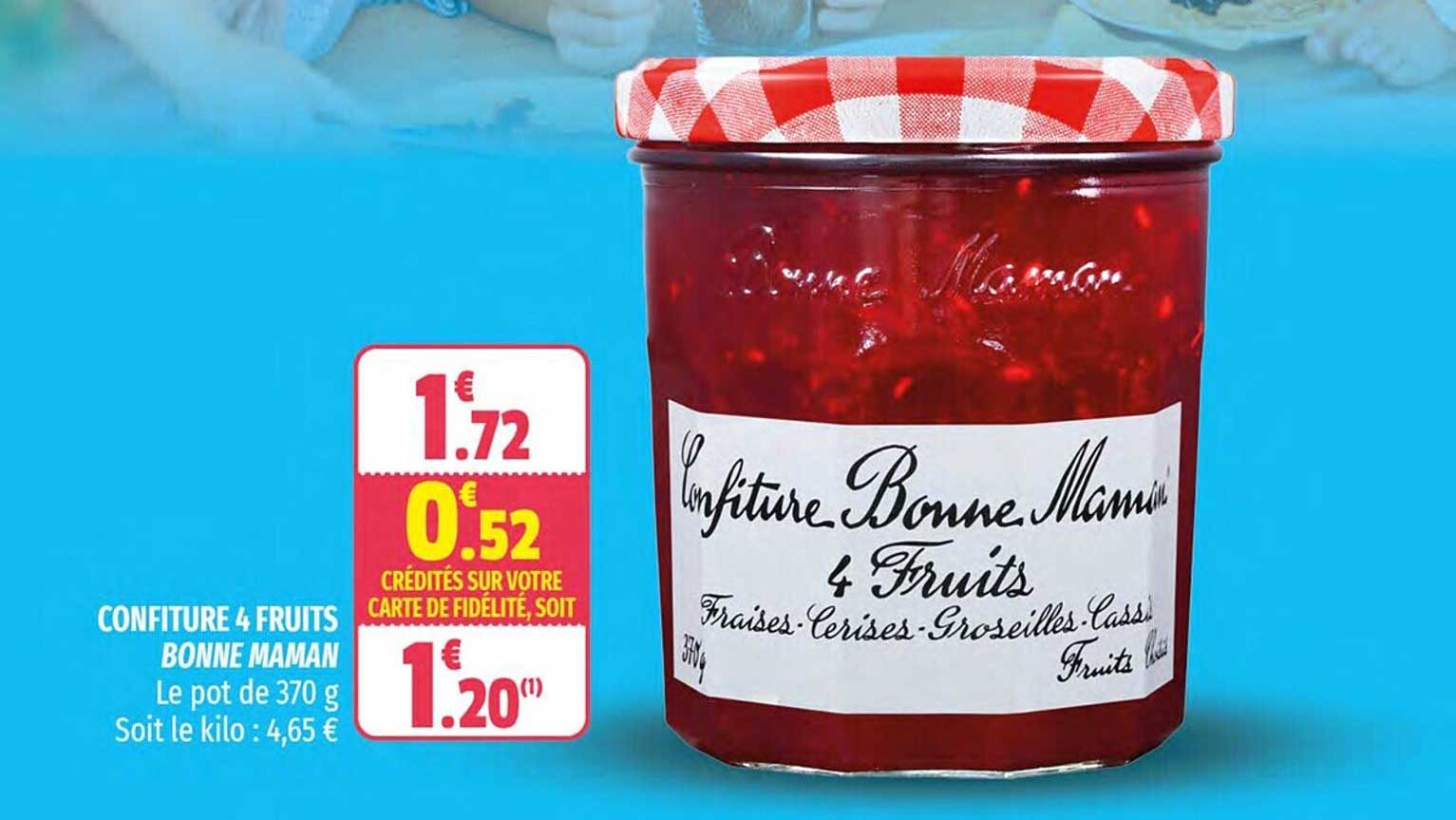 confiture 4 fruits bonne maman