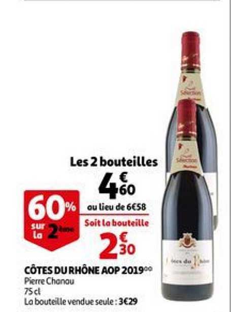 côtes du rhône aop 2019 pierre chanau