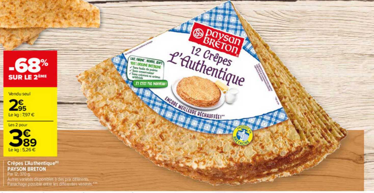 crêpes l'authentique paysan breton