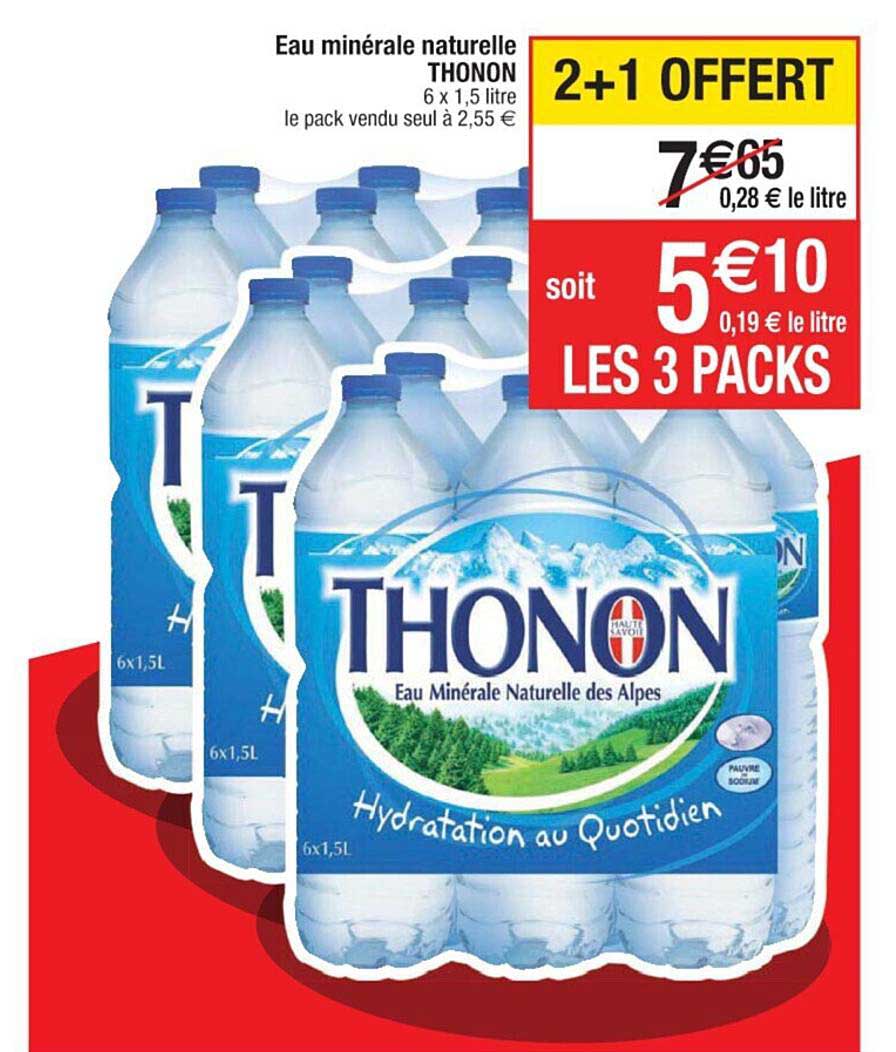 Eau Minérale Naturelle Thonon