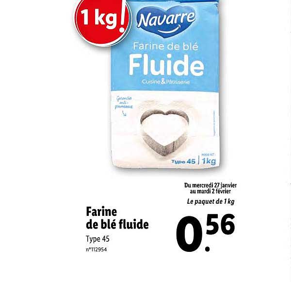 Farine De Blé Fluide Farine Navarre