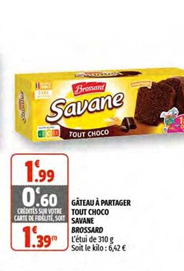 gâteau à partager tout choco savane brossard