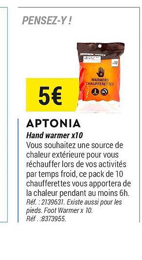 hand warmer x10 aptonia