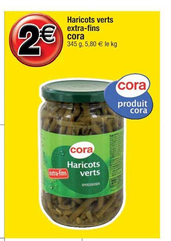 Haricots Verts Extra-fins Cora