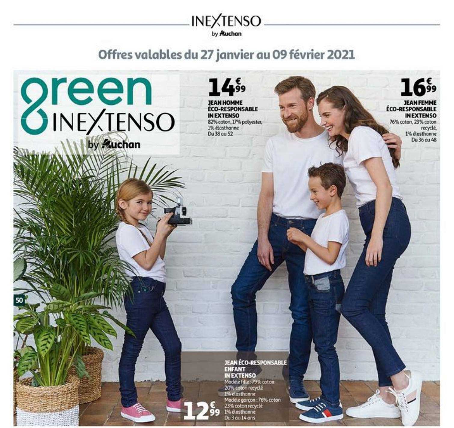 jean homme éco-responsable in extenso, jean femme éco-responsable in extenso, jean éco-responsable enfant in extenso