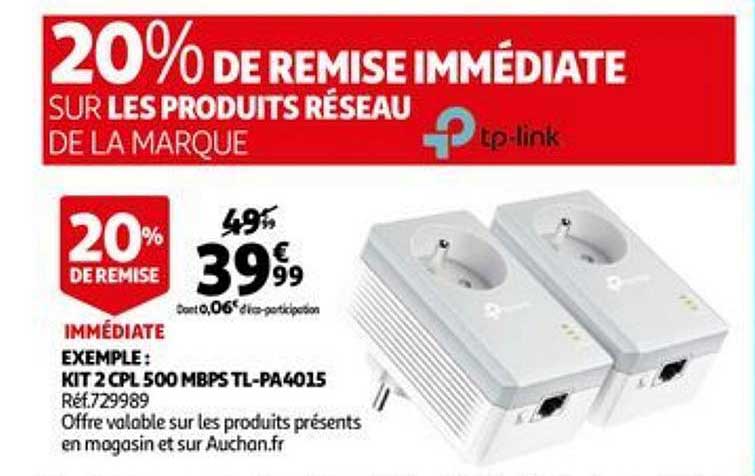 kit 2 cpl 500 mbps tl-pa 4015