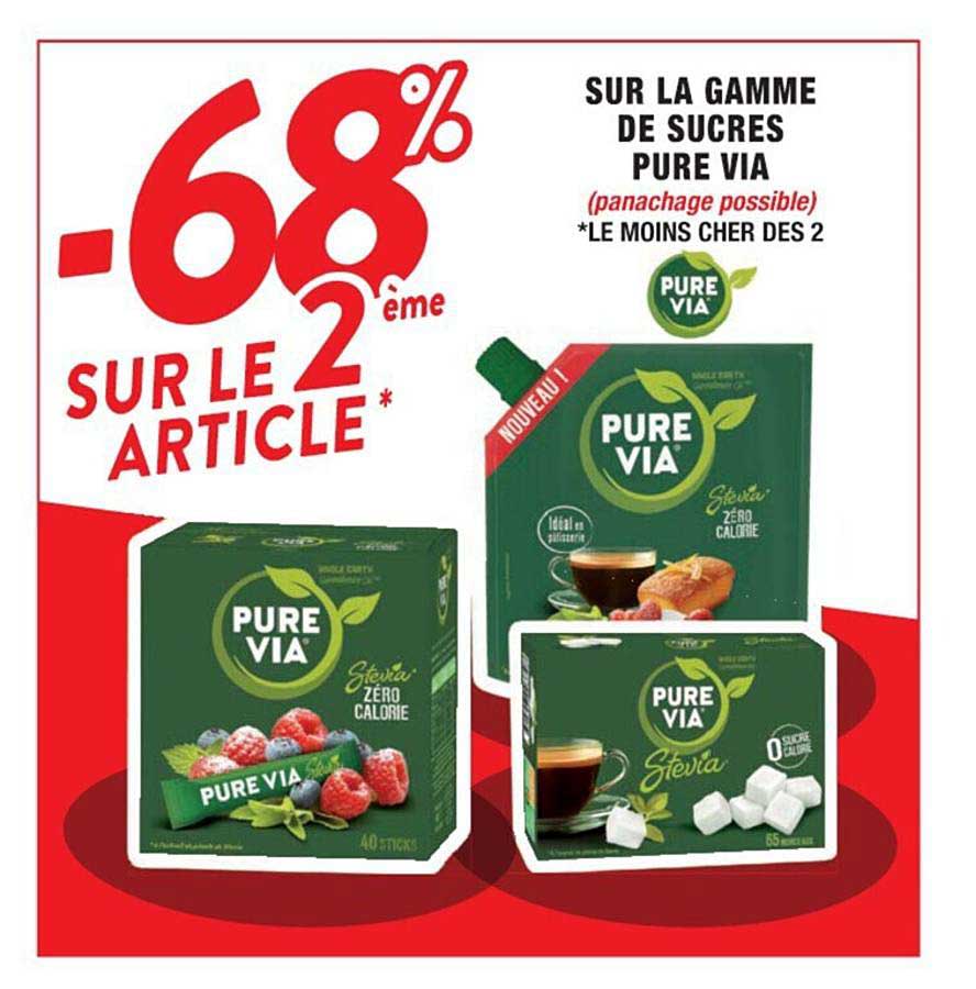 la gamme de sucre pure via