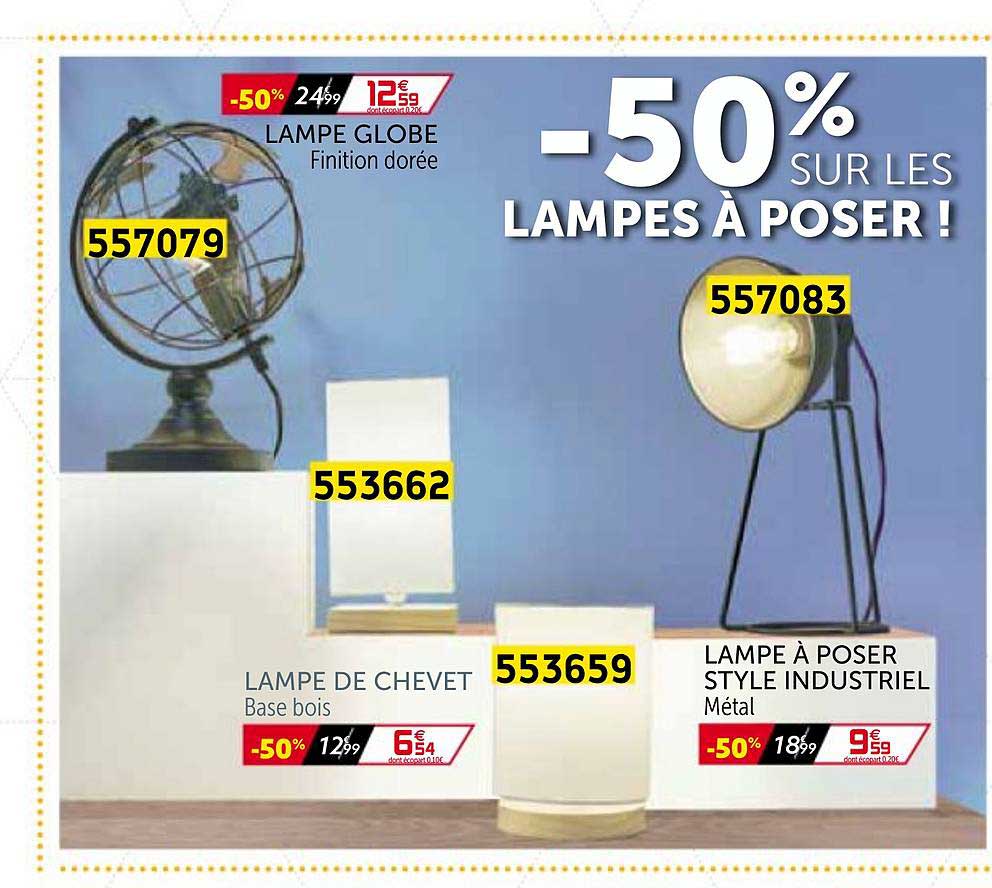 lampes à poser style industriel , lampe globe, lampe de chevet