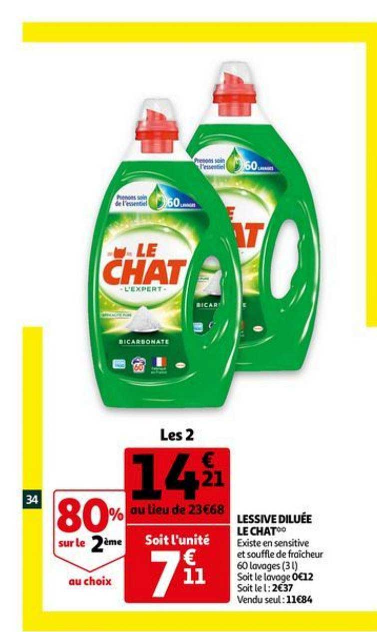 Lessive Diluée Le Chat