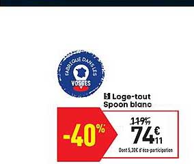 loge tout spoon blanc