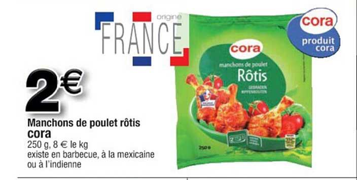 Manchons De Poulet Rôtis Cora