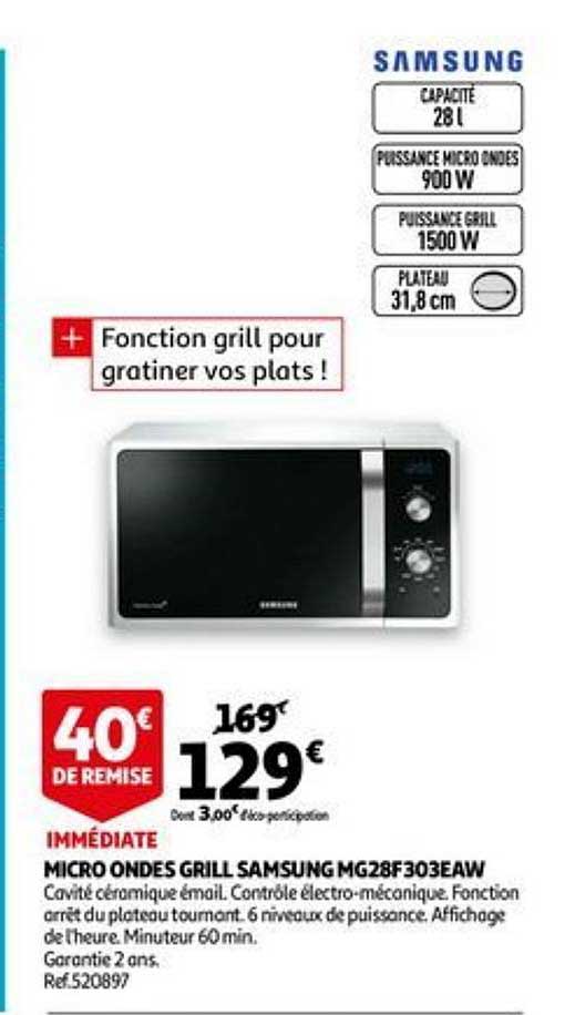 micro ondes grill samsung