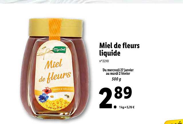 Miel De Fleurs Liquide Maribel