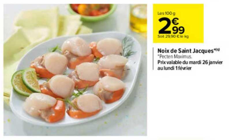 noix de saint jacques