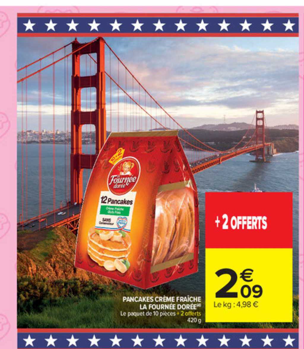 pancakes crème fraîche la fournée dorée