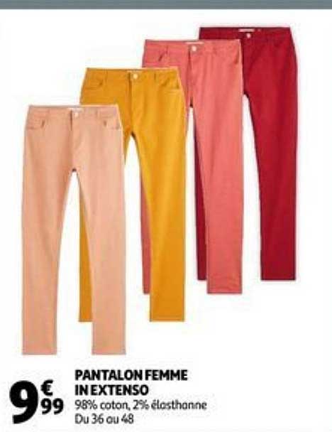 pantalon femme in extenso