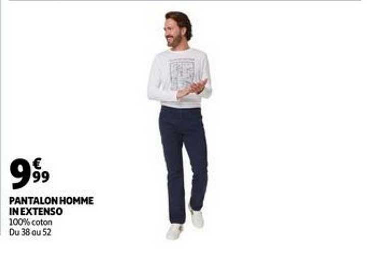 Pantalon Homme In Extenso