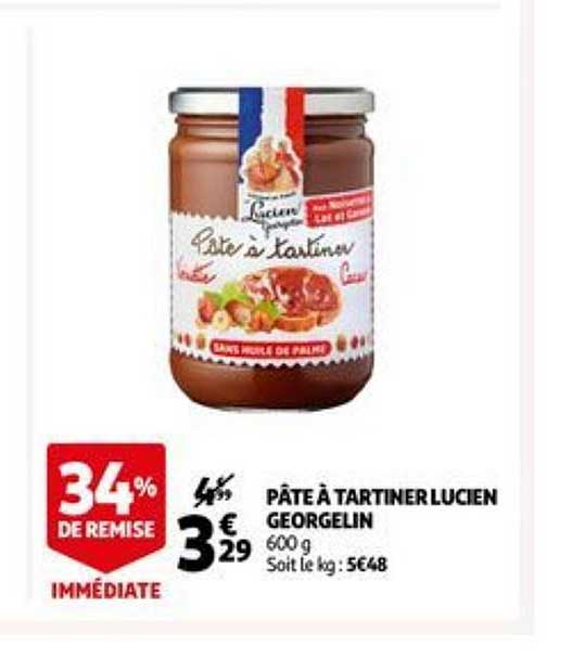 pâte à tartiner lucien georgelin