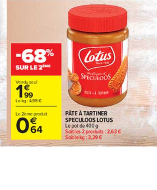 Pâte à Tartiner Speculoos Lotus