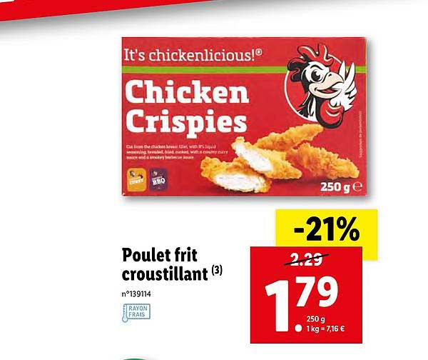 poulet frit croustillant