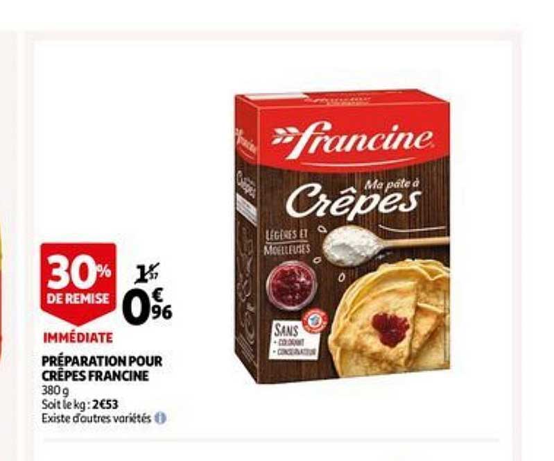 Préparation Pour Crêpes Francine