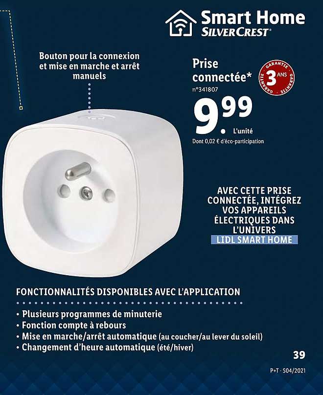 prise connecté silver crest