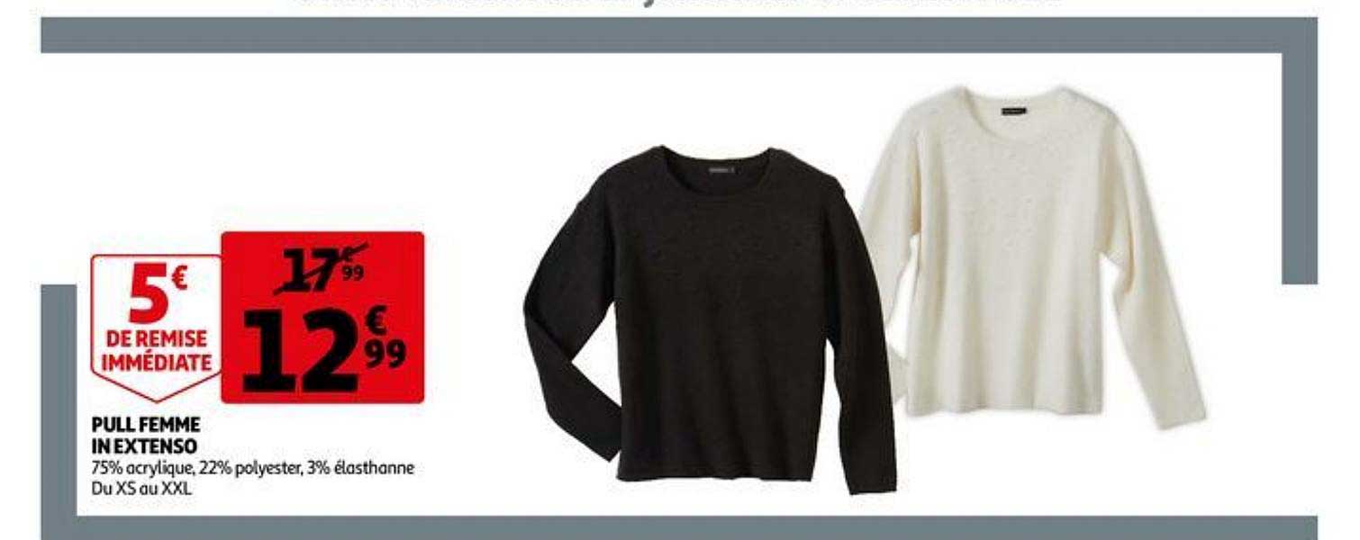 pull femme in extenso