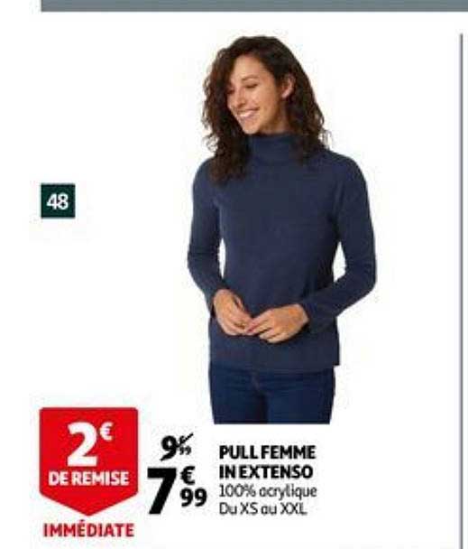 pull femme in extenso