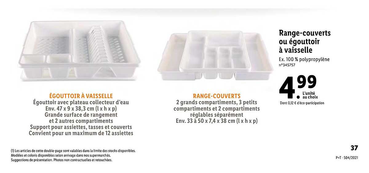 range-couverts ou égouttoir à vaisselle