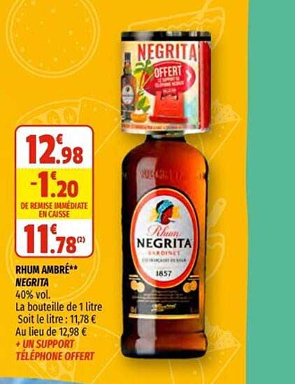 Rhum Ambré Negrita