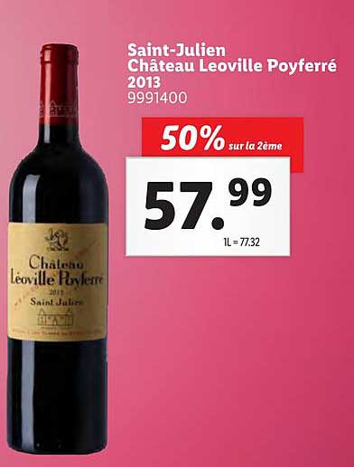 saint-julien château leoville poyferré 2013