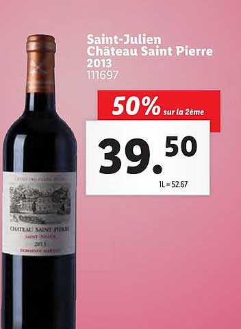 saint-julien château saint pierre 2013