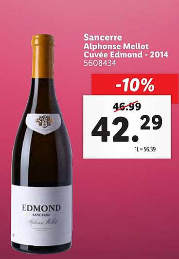 sancerre alphonse mellot cuvée edmond - 2014