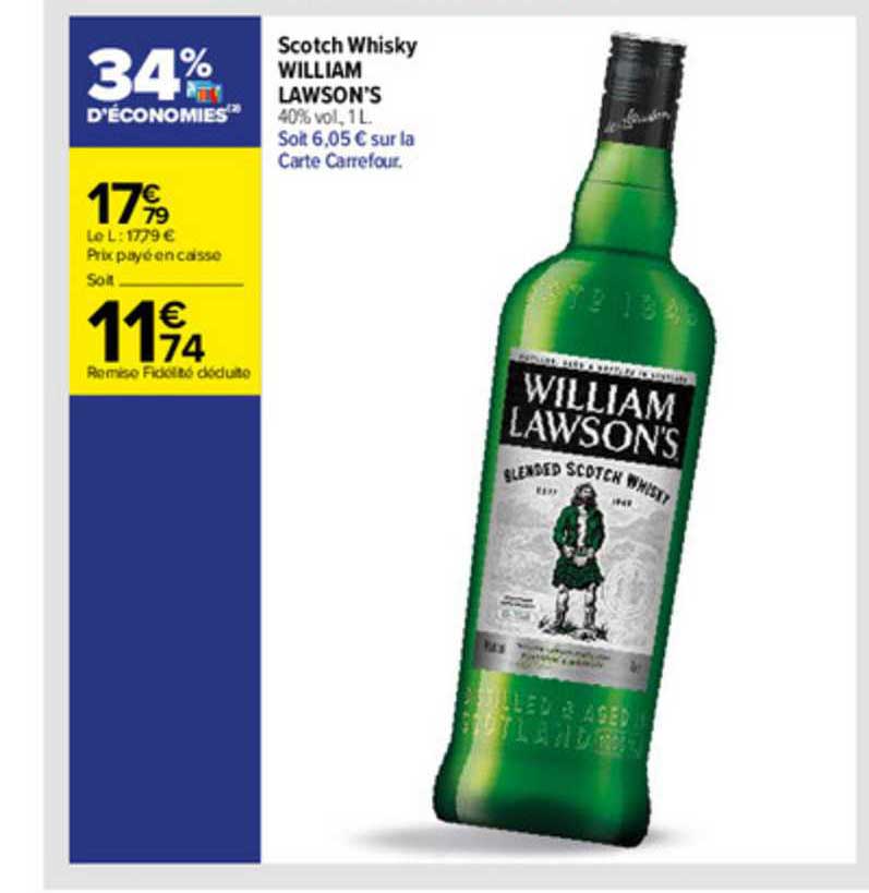 scotch whisky william lawson's