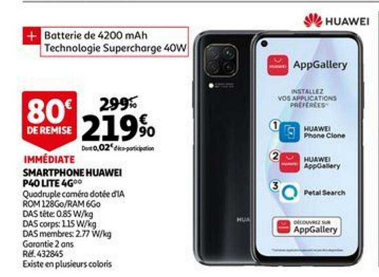 smartphone huawei p40 lite 4g