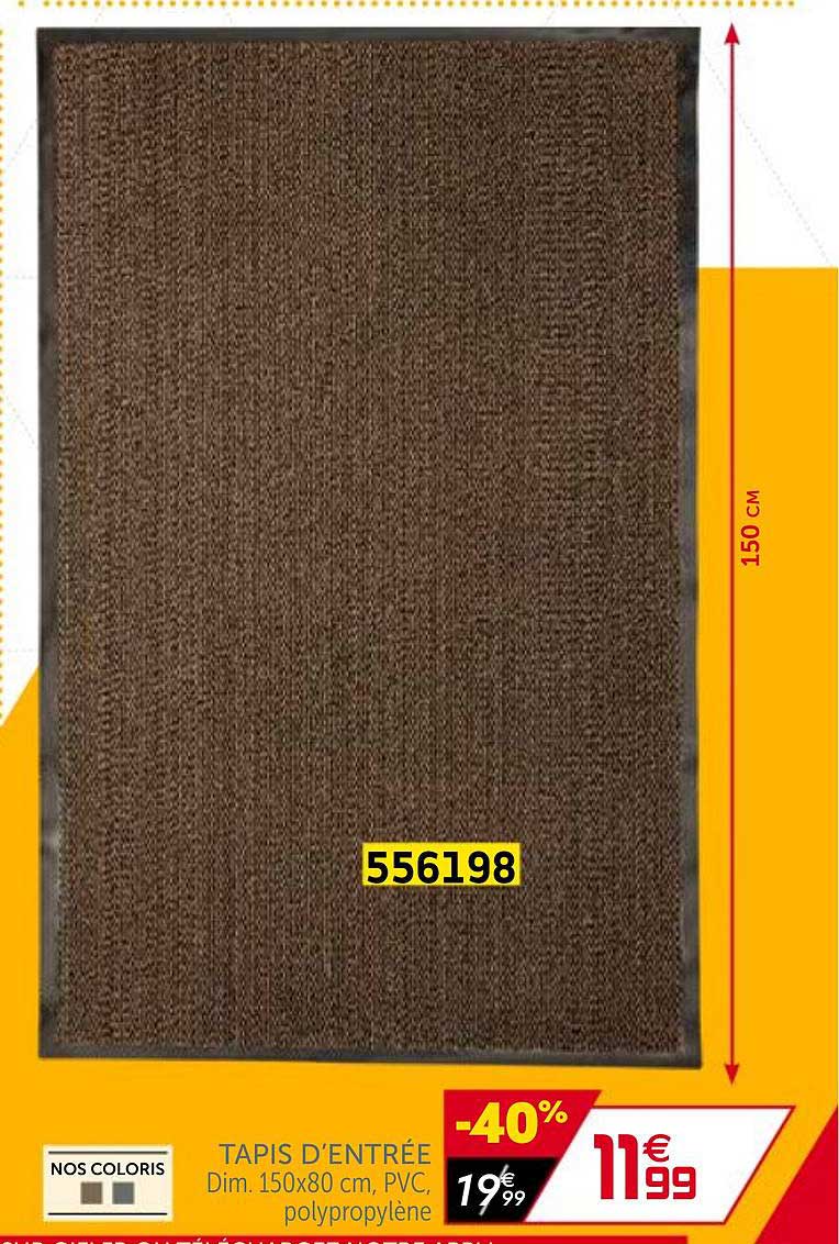 tapis d'entrée
