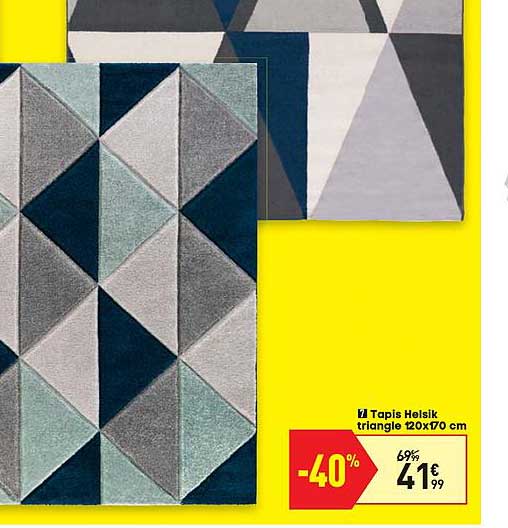 tapis helsik triangle 120x170 cm