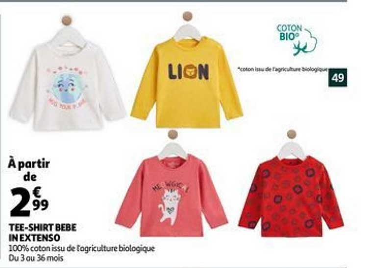 tee-shirt bébé in extenso