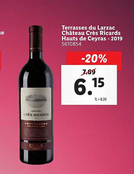 terrasses du larzac château crès ricards hauts de ceyras - 2019