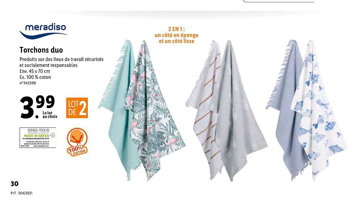 torchons duo meradiso