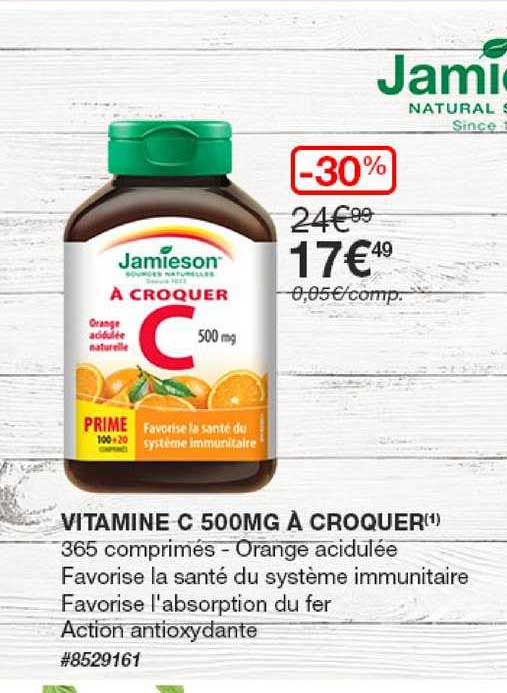 vitamine c 500mg à croquer
