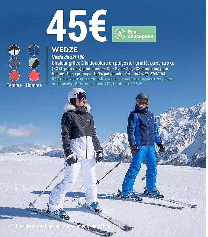 wedze veste de ski 180