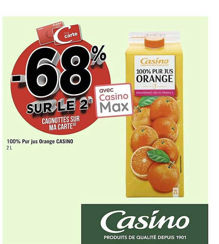 100% Pur Jus Orange Casino